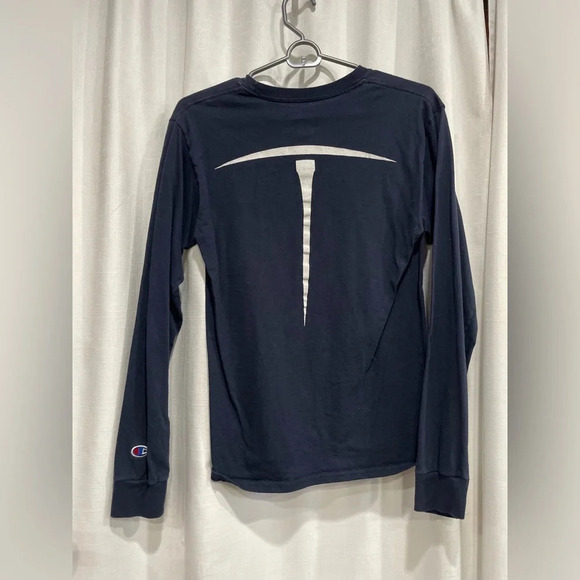 Champion Telluride TShirt Long Sleeve Navy Size Small - Picture 4 of 4